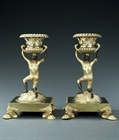 Picture of CA0282 Rare pair Regency 'Au Bon Sauvage' compotes