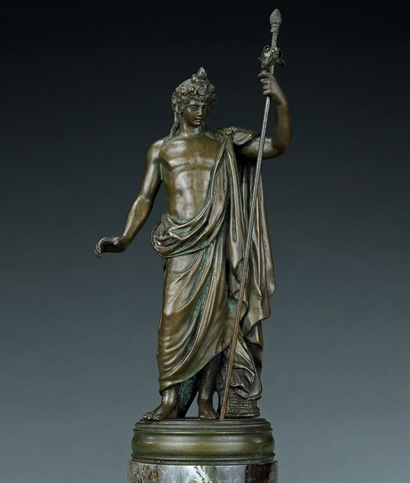 Picture of CA0257 Rare Grand Tour bronze of the Braschi Antinous