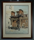 Picture of CA0256 Beautiful Grand Tour watercolour of the Forum of Nerva