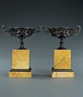 Picture of CA0265 Elegant pair of classically inspired Neo Pompeian tazzas