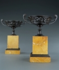 Picture of CA0265 Elegant pair of classically inspired Neo Pompeian tazzas