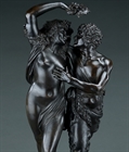 Picture of Fine French bronze Bacchanal grouping in the manner of Clodion