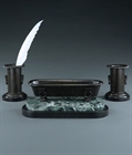 Picture of CA0261 Rare Regency classical Roman bath desk set