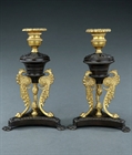 Picture of CA0260 Unusual Regency pot pourri candlesticks after designs by Cheney