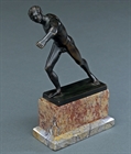 Picture of CA0258 Grand Tour Borghese Gladiator on Breccia marble base