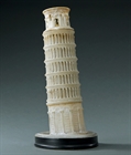 Picture of CA0244 Grand Tour alabaster Leaning Tower of Pisa