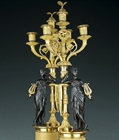 Picture of CA0221 Fine pair of French Empire Period candelabra