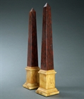 Picture of CA0227 Elegant pair of Grand Tour Obelisks