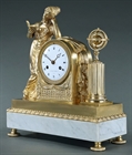 Picture of CA0242 French Empire mantel clock by Basile Charles Le Roy