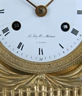 Picture of CA0242 French Empire mantel clock by Basile Charles Le Roy
