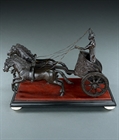 Picture of CA0230 Grand Tour bronze model of a Roman charioteer