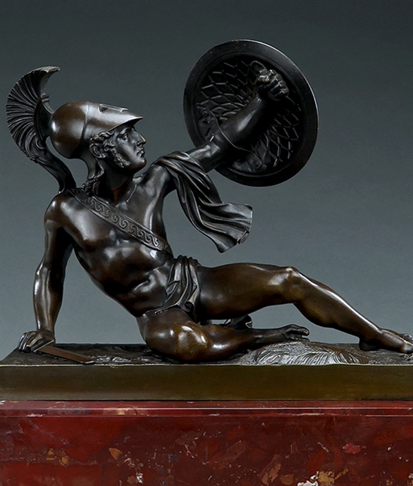 Picture of Early 19th century bronze of the Trojan Hector