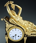 Picture of CA0239 Fine Empire Erigone Seduced by Dionysus Mantel Clock