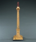 Picture of CA0217 Grand Tour Sienna marble model of the column of Phocas