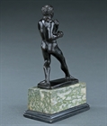 Picture of CA0204 Early 19th century Grand Tour Bronze of Damoxenos by Canova