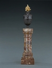 Picture of CA0205 Decorative NeoClassical Bronze urn on a marble column