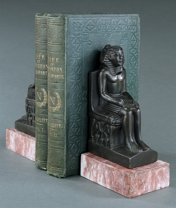 Picture of CA0215 Pair of 19th Century Pharaonic Bookends