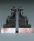 Picture of CA0215 Pair of 19th Century Pharaonic Bookends