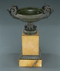 Picture of CA0176 Large French Bronze and Siena Marble Tazza