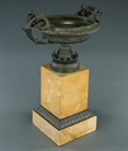 Picture of CA0176 Large French Bronze and Siena Marble Tazza
