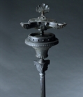 Picture of CA0202 Rare Grand Tour Neo Pompeian bronze floor lamp