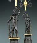 Picture of CA0194 French early 19th century Hercules and Hesione Candelabra 