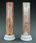 Picture of CA0162 Rare early pair of Sicilian Jasper marble columns