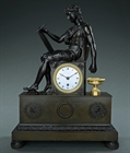 Picture of CA0174 French Empire Alexander the Great bronze mantel clock