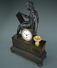 Picture of CA0174 French Empire Alexander the Great bronze mantel clock