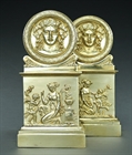 Picture of CA0175 Attractive pair of French Empire chenets