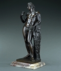 Picture of CA0161 Fine elegant bronze of the god Dionysus after Louis Garnier