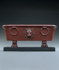 Picture of CA0160 Grand Tour model of a Roman bath in Marmo Rosso marble