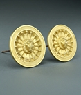 Picture of CA0186 Fine pair of French Empire Egyptian Lion curtain tie backs