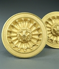 Picture of CA0186 Fine pair of French Empire Egyptian Lion curtain tie backs