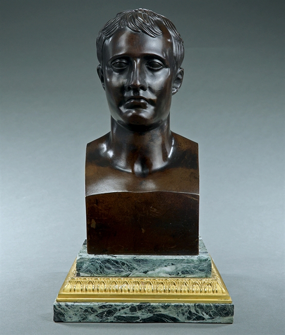 Picture of CA0154 Large bronze bust of Napoleon after Chaudet
