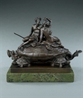 Picture of Unusual 19th century Poseidon and Amphritrite inkwell