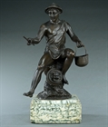Picture of CA0157 Grand Tour bronze of the Neapolitan Fisherman fountain