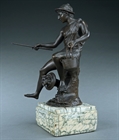 Picture of CA0157 Grand Tour bronze of the Neapolitan Fisherman fountain