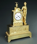 Picture of CA0153 Attractive French Empire Syrinx and Pan mantel clock
