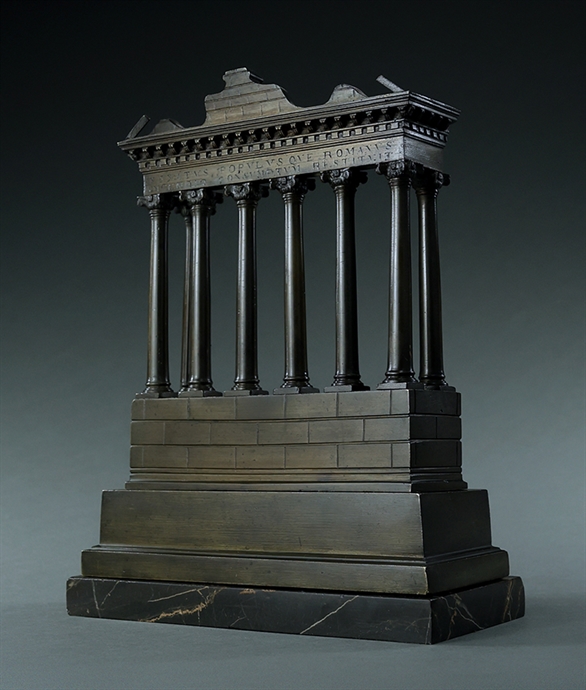 Picture of CA0155 Large Grand Tour bronze Temple of Saturn